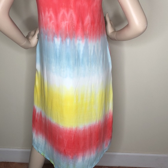 Rainbow Stripe midi Dress - Picture 14 of 14